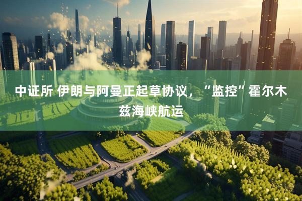 中证所 伊朗与阿曼正起草协议，“监控”霍尔木兹海峡航运